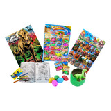 Dinosaurios Libros Colorear Fiesta Juguete Piñata Bolo Premi