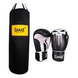 Kit Saco De Boxeo 1mx30 Diámetro + Guante De Boxeo Caray