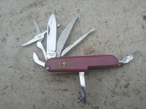 Cortaplumas Simil Victorinox China De 10 Usos 