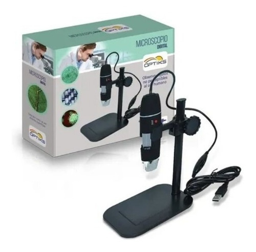 Microscopio Digital Escolar Con Usb Optiks - Sharif Express