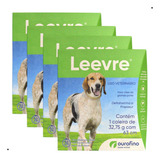 Kit 4 Coleira Leevre Antipulgas Tamanho G 63cm