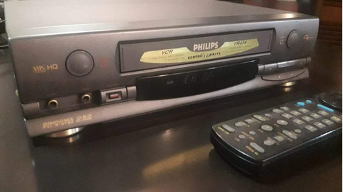  Videocasetera Vcr Vhs  Philips Funcionando S/ Control 