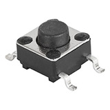 Push Button Tact Switch 2 Patas 6x6 X 4.3mm Pack 10 Unidades