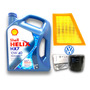 Kit Filtros Original Gol Trend + Aceite Shell 5w40 Sintetico Volkswagen Gol