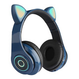 B39 Lindo Gato Oído Auricular Inalámbrico Bt5.0 Plegable Gam