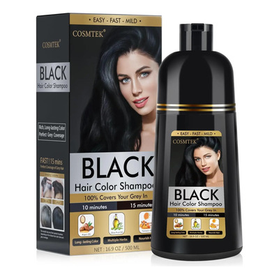 Cosmtek Champú Para Tinte De Cabello Negro 3 En 1 Para Cabel | Envío gratis