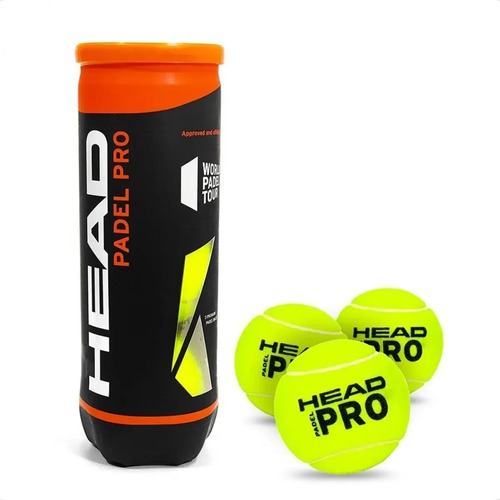 Tubo De Pelotas Head® Padel Pro X 3 Premium World Padel Tour