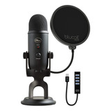 Blue Yeti X Micrófono De Condensador Profesional Usb Con Efe