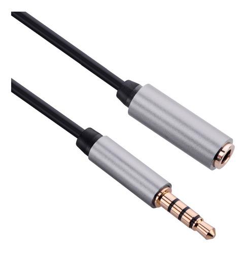 Cable Extension Auricular + Mic 3,5mm 4contactos. 3 Mts. P