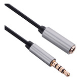 Cable Extension Auricular + Mic 3,5mm 4contactos. 5 Mts.