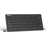 Tecknet Teclado Inalámbrico 2.4g, Pequeño Teclado Con Teclas