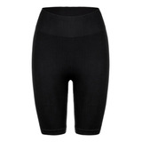 Short Largo Mujer Biker Seamless Spirit Sportfitness Negro