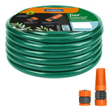 Mangueira Flex Pvc 30m Com Engate Rosqueado Verde Tramontina