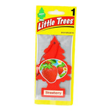Aromatizante Little Trees Pinito Strawberry Fresa 5 Pieza