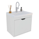 Mueble De Baño Con Lavamanos Graz Blanco