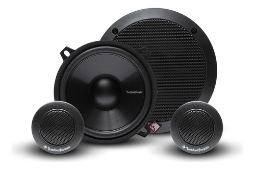 Set De Medios Rockford Fosgate 5.25 PLG R152s Prime Series Color Negro