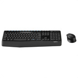 Kit De Teclado Y Mouse Inalámbrico Logitech Mk345 Español  Color Negro