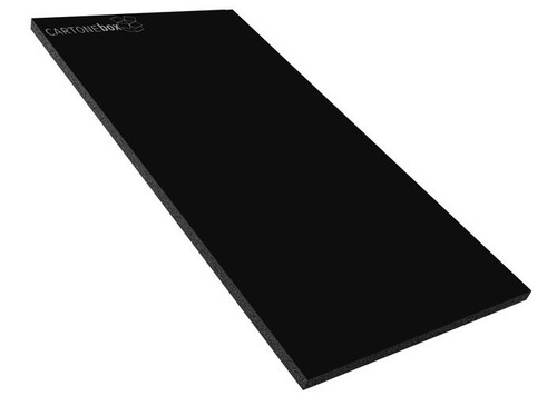 Placa Foam Board Preto Chapa 90x40 Cm 5mm 40x90