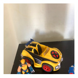 Auto Wolverine + Figura Hasbro Playskool Marvel 