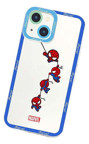 Funda Marvel Cartoon Super Spiderman Para iPhone 14, 13, 12,