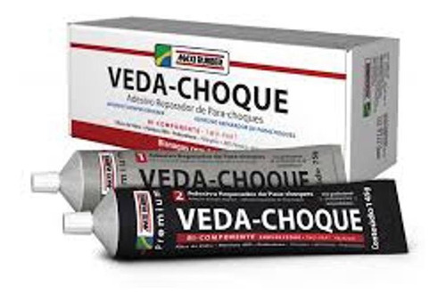 Cola Veda Choque 150gr Maxi Rubber Reparo De Fibra/plastico