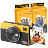 Set Cámara Instantánea Kodak Mini Shot 2 Retro + 60 Hojas