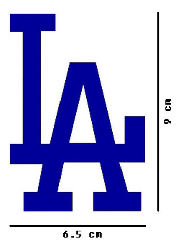 La Dodgers Los Angeles Sticker Vinil 2pzs A $135 Mikegamesmx