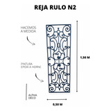 Reja Rulo Larga N2 Pintura Epoxi Fundición Aluminio- Alpha