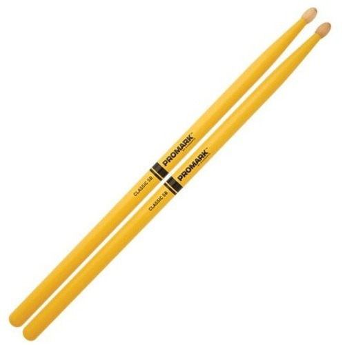 Promark Tx5bw Colores Hickory Palillos 5b Punta Madera Color Amarillo