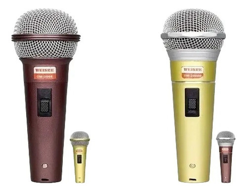 Set 2 Microfonos De Karaoke Inalambricos Musica 