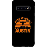 Galaxy S10 Distressed Austin Texas Keep It Weird Longhorn Su