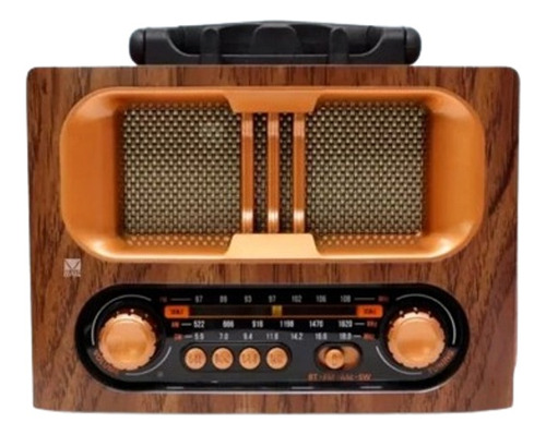 Bocina Bluetooth Radio Vintage Bc-434