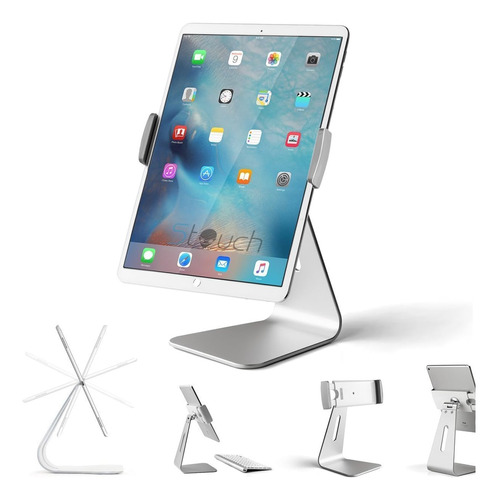 Soporte De Escritorio Para iPad Stouch iPad Pro Silver