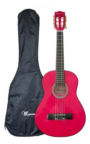 Guitarra Acústica Niño Mercury Mcg30 Fucsia