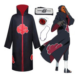 Naruto Cloak + Diadema + Anillo + Collar Cos Shuriken