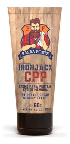 Crema Para Peinar Iron Jack Cpp 60g Barba Forte