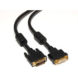 Cable Dvi-d Dual Link 24+1 Macho A Hembra, 3 Ft/con Ferri...