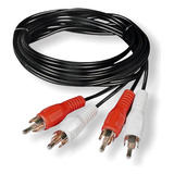 Cable Rca A Rca Premium 3 Metros Audio/ Madidino