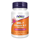 Vitamin K-2 (mk7) 100 Mcg 60 Vcaps Now Importado