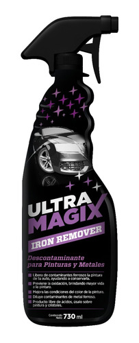 Descontaminante Pinturas, Rines Y Metales 730ml Ultra Magix