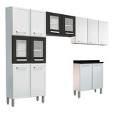 Cozinha Modulada Completa Gourmet 4 Peças (2 Armários + 1 B