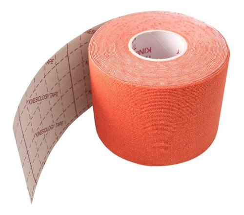 Cinta Kinesiologica 5cmx5m Kinesio Tape Adhesiva 1 Pieza Color Naranja