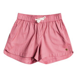 Short Roxy Una Mattina Niña Rosado