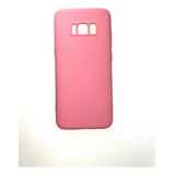 Case Capinha Case Ccs Aveludada Para Samsung Galaxy Cor Rosa Bebê Galaxy S8