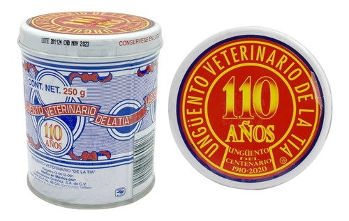 Ungüento Veterinario De La Tía Pomada 250 Gr