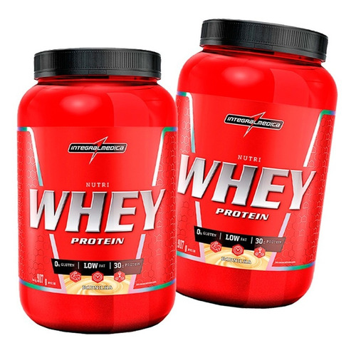 Combo 2x Nutri Whey Pote - Integral Medica - 907g 