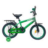 Bicicleta Randers Rodado 16 Bke-160-e Color Verde 