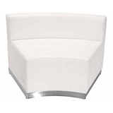 Silla Flash Furniture Hercules Alon, Cuero Blanco