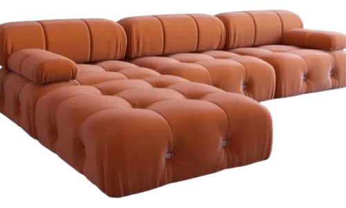 Sillon Esquinero Chesterfield Esplendor Chenille 2.50 X 1.70