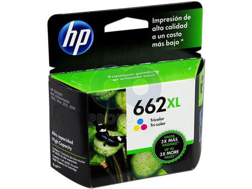 Cartucho Hp 662 Xl Color Original Cz106al 1515 2545